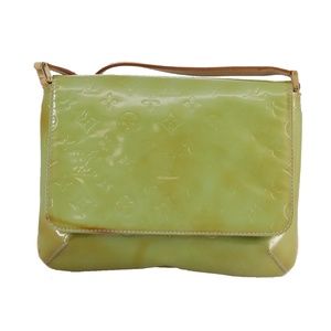 Louis Vuitton Thompson Street Green Patent Leather shoulder